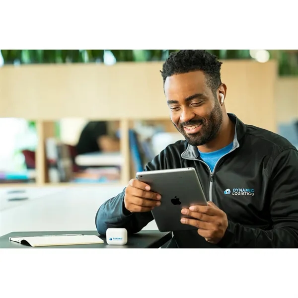 Wireless earbuds with a portable charging case... from ASI 66887 PCNA / Leeds