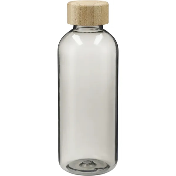 22 oz. single wall recycled PET plastic sports bottle with bamboo... from ASI 66887 PCNA / Bullet