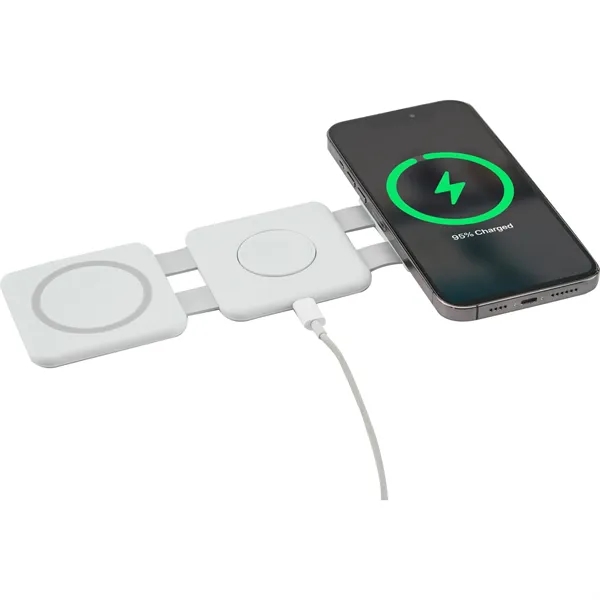 3-in-1 Power Fold 15W MagClick™ Wireless Chargers... from ASI 66887 PCNA / Leeds