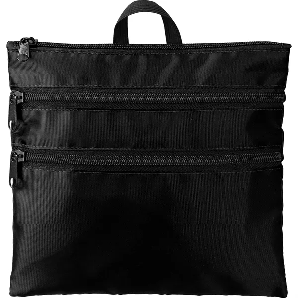 9" x 8" travel pouch with 3 compartments... from ASI 66887 PCNA / Bullet