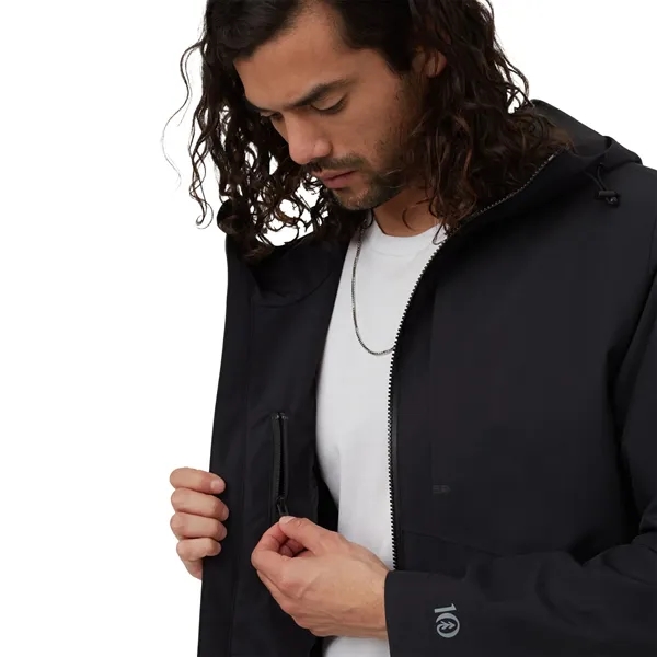 Men's raincoat made with fully taped seams, water-repellent fibers, and a... from ASI 66887 PCNA / Trimark