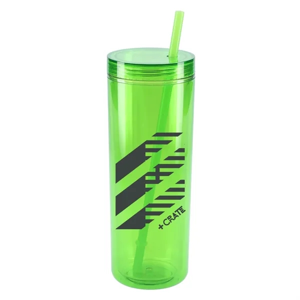 Chroma Recycled Acrylic Straw Tumbler 16oz... from ASI 66887 PCNA / Bullet