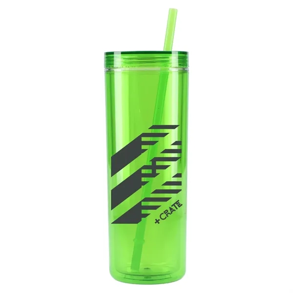 Chroma Recycled Acrylic Straw Tumbler 16oz... from ASI 66887 PCNA / Bullet