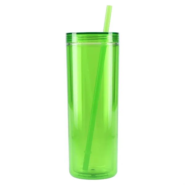 Chroma Recycled Acrylic Straw Tumbler 16oz... from ASI 66887 PCNA / Bullet