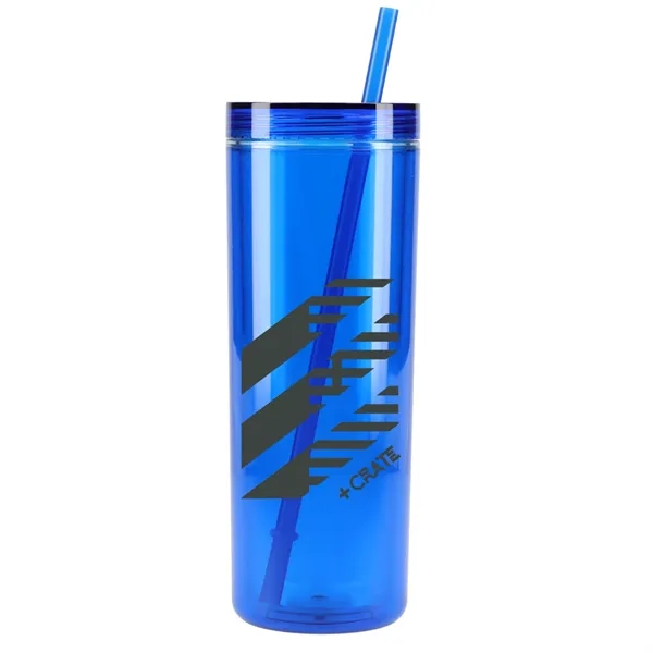 Chroma Recycled Acrylic Straw Tumbler 16oz... from ASI 66887 PCNA / Bullet