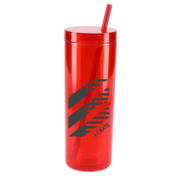Chroma Recycled Acrylic Straw Tumbler 16oz... from ASI 66887 PCNA / Bullet