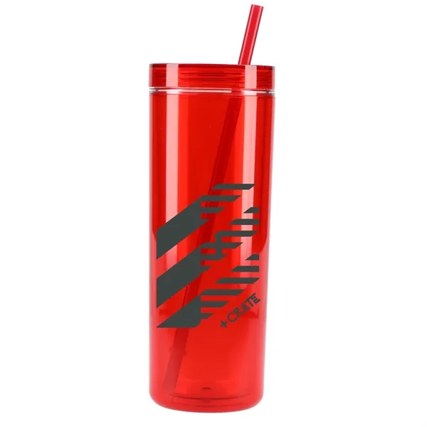 Chroma Recycled Acrylic Straw Tumbler 16oz... from ASI 66887 PCNA / Bullet