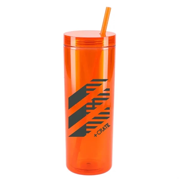 Chroma Recycled Acrylic Straw Tumbler 16oz... from ASI 66887 PCNA / Bullet