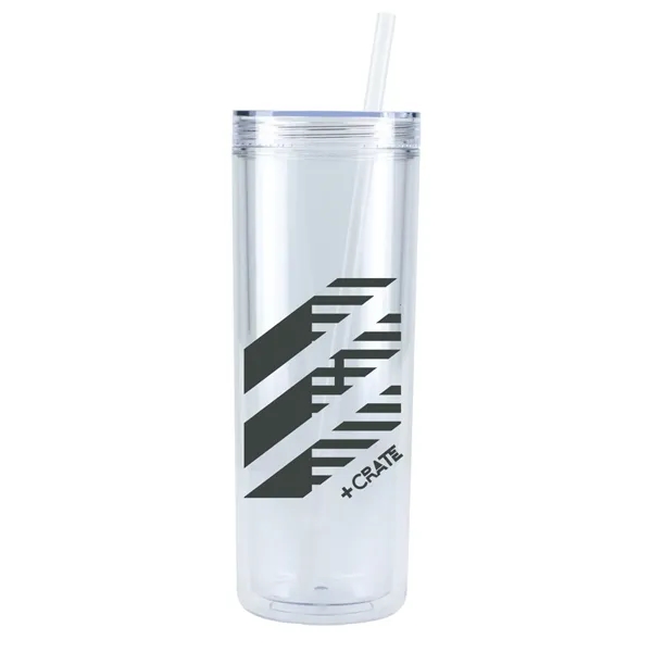 Chroma Recycled Acrylic Straw Tumbler 16oz... from ASI 66887 PCNA / Bullet