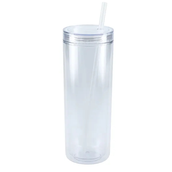 Chroma Recycled Acrylic Straw Tumbler 16oz... from ASI 66887 PCNA / Bullet