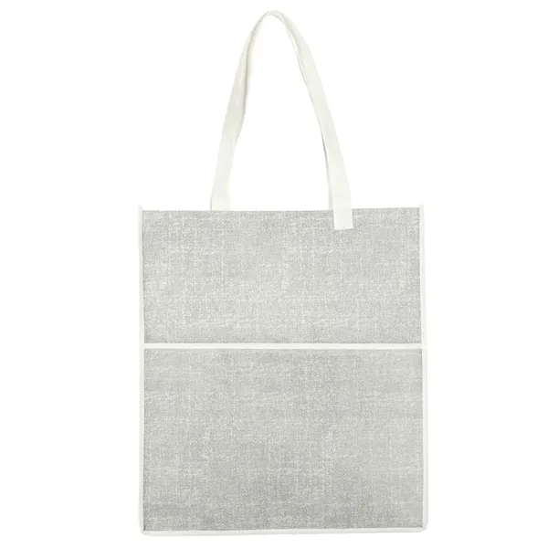 3" x 14.8" x 16.5" recycled non-woven tote bag.... from ASI 66887 PCNA / Bullet
