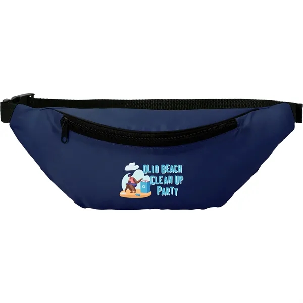 rPET fanny pack with zippered main compartment and adjustable waist strap... from ASI 66887 PCNA / Bullet