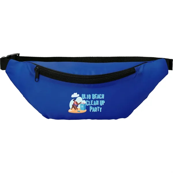 rPET fanny pack with zippered main compartment and adjustable waist strap... from ASI 66887 PCNA / Bullet