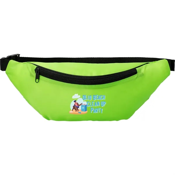 rPET fanny pack with zippered main compartment and adjustable waist strap... from ASI 66887 PCNA / Bullet