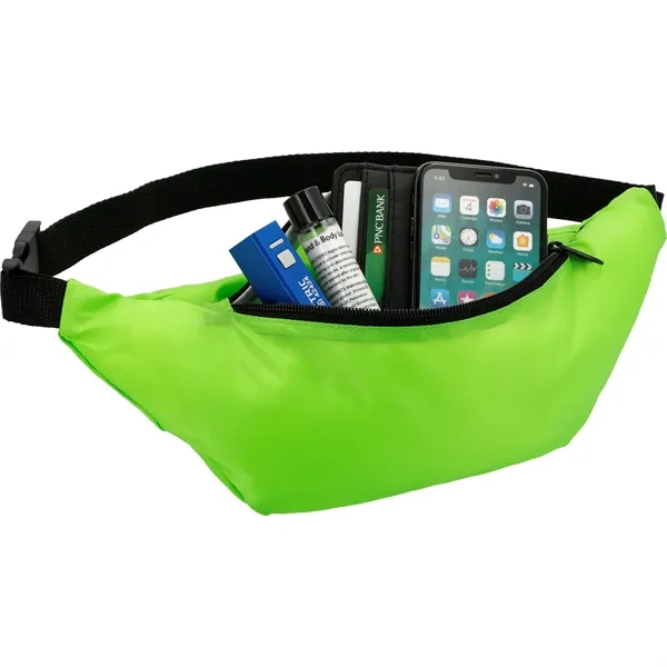 rPET fanny pack with zippered main compartment and adjustable waist strap... from ASI 66887 PCNA / Bullet