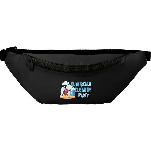 rPET fanny pack with zippered main compartment and adjustable waist strap... from ASI 66887 PCNA / Bullet