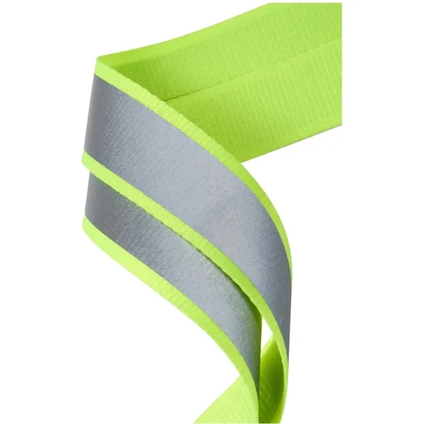 21" x 1" reflective polyester lanyard with breakaway neck clip and... from ASI 66887 PCNA / Bullet