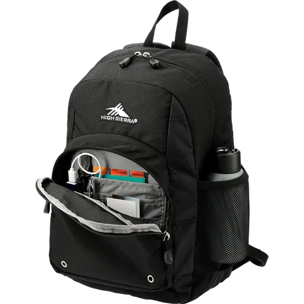 6.75" x 18.75" x 11.5" backpack with front-loading main compartment, cell... from ASI 66887 PCNA / Leeds