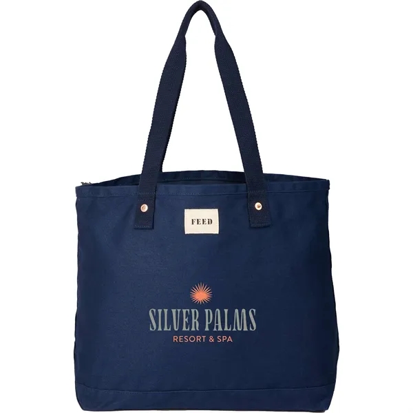 Organic cotton weekend tote bag; 12oz. 100% GOTS certified organic cotton... from ASI 66887 PCNA / Leeds
