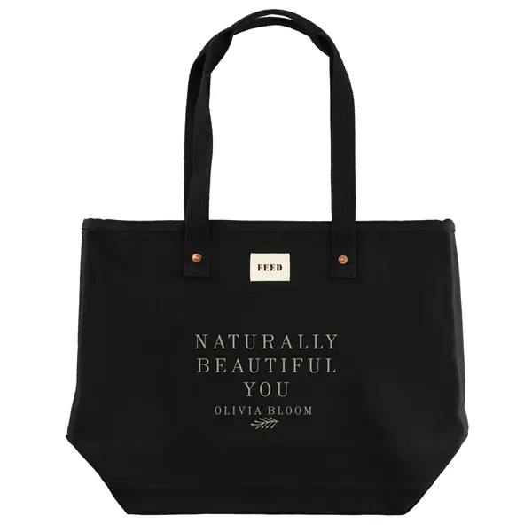 Organic cotton weekend tote bag; 12oz. 100% GOTS certified organic cotton... from ASI 66887 PCNA / Leeds