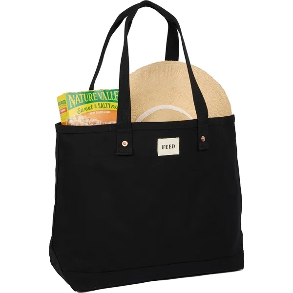 Organic cotton weekend tote bag; 12oz. 100% GOTS certified organic cotton... from ASI 66887 PCNA / Leeds