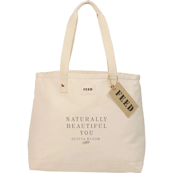 Organic cotton weekend tote bag; 12oz. 100% GOTS certified organic cotton... from ASI 66887 PCNA / Leeds