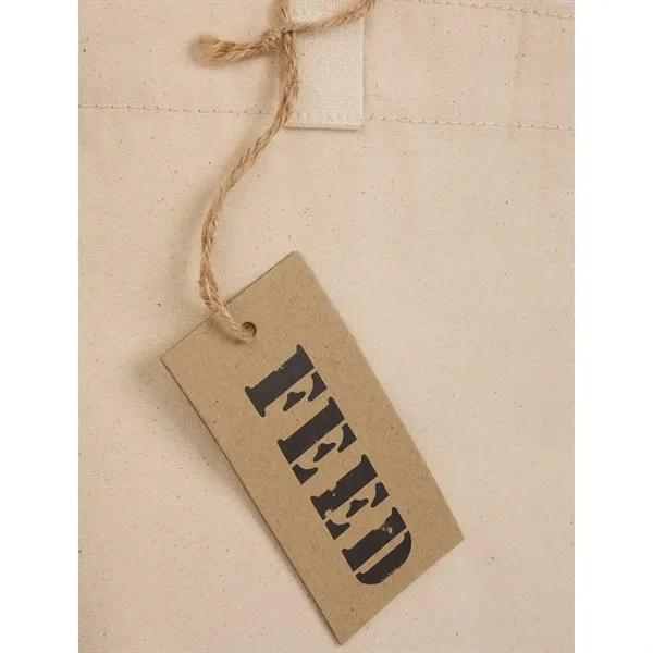 Organic cotton weekend tote bag; 12oz. 100% GOTS certified organic cotton... from ASI 66887 PCNA / Leeds