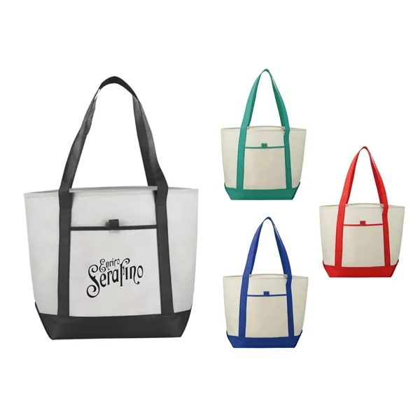 6" x 13.5" x 17.75" non-woven boat tote with 24" handles.... from ASI 66887 PCNA / Bullet