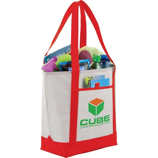 6" x 13.5" x 17.75" non-woven boat tote with 24" handles.... from ASI 66887 PCNA / Bullet