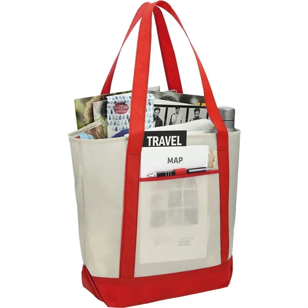 6" x 13.5" x 17.75" non-woven boat tote with 24" handles.... from ASI 66887 PCNA / Bullet