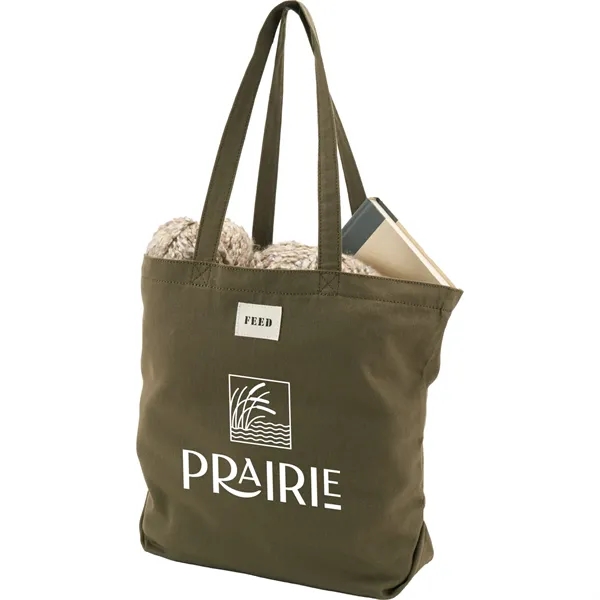 Organic cotton shopper tote bag; 8oz. 100% GOTS certified organic cotton... from ASI 66887 PCNA / Leeds