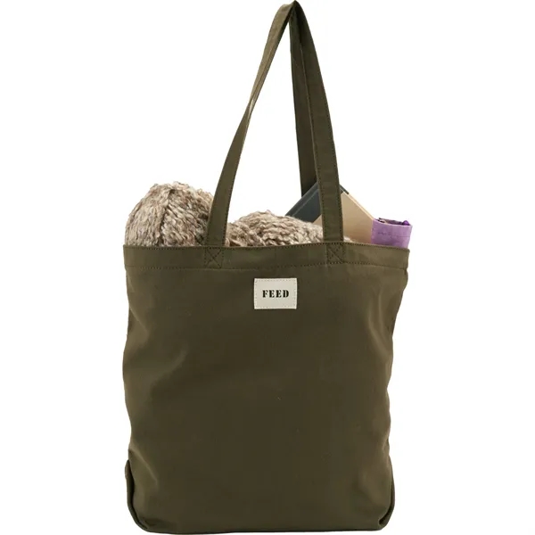 Organic cotton shopper tote bag; 8oz. 100% GOTS certified organic cotton... from ASI 66887 PCNA / Leeds