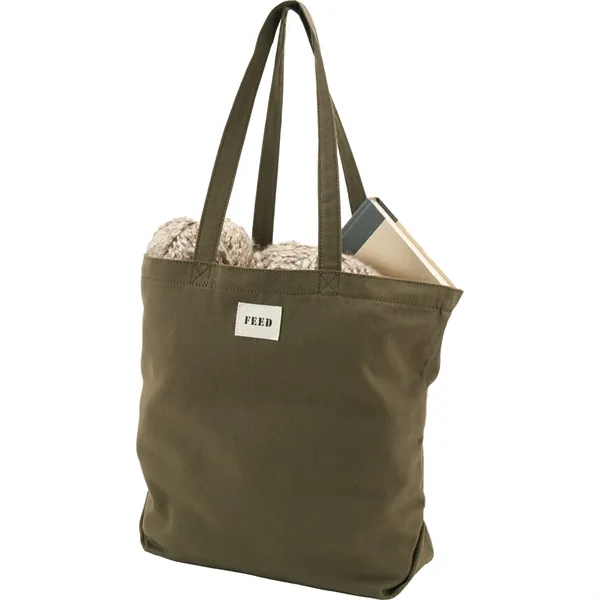 Organic cotton shopper tote bag; 8oz. 100% GOTS certified organic cotton... from ASI 66887 PCNA / Leeds