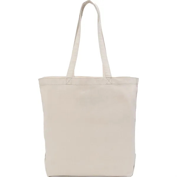 Organic cotton shopper tote bag; 8oz. 100% GOTS certified organic cotton... from ASI 66887 PCNA / Leeds
