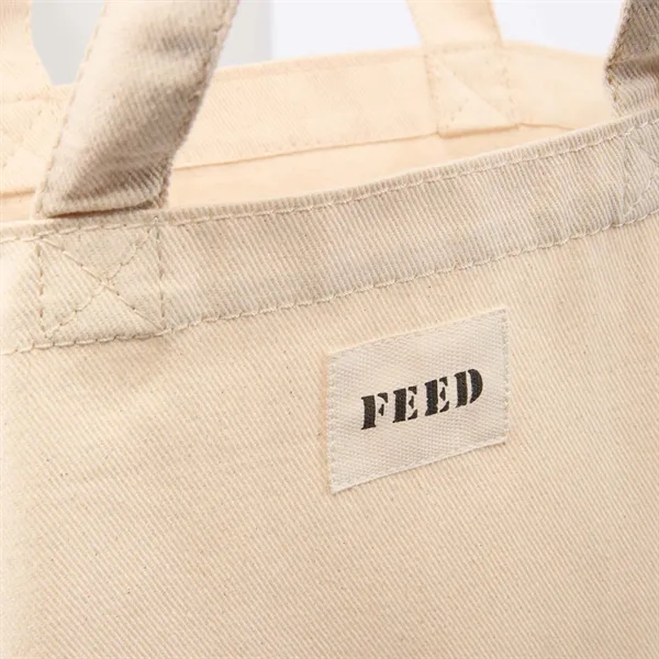Organic cotton shopper tote bag; 8oz. 100% GOTS certified organic cotton... from ASI 66887 PCNA / Leeds