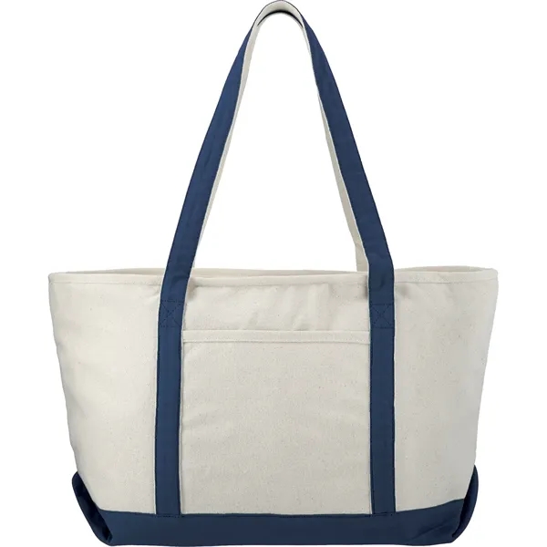 18 oz. cotton canvas boat tote bag with zippered main compartment... from ASI 66887 PCNA / Leeds