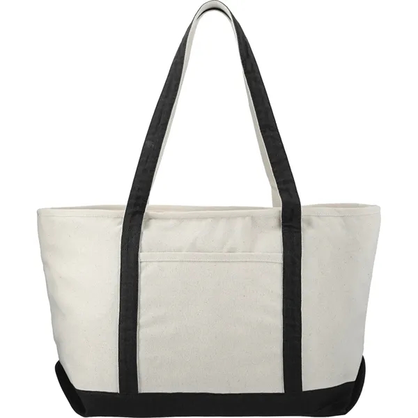 18 oz. cotton canvas boat tote bag with zippered main compartment... from ASI 66887 PCNA / Leeds