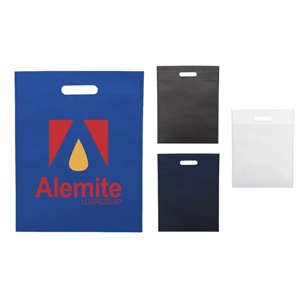 14" x 11" non-woven tote bag with die-cut handle.... from ASI 66887 PCNA / Bullet
