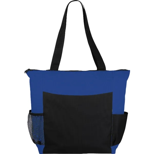5" x 13.5" x 16.5" zippered tote bag with 25" handles.... from ASI 66887 PCNA / Bullet