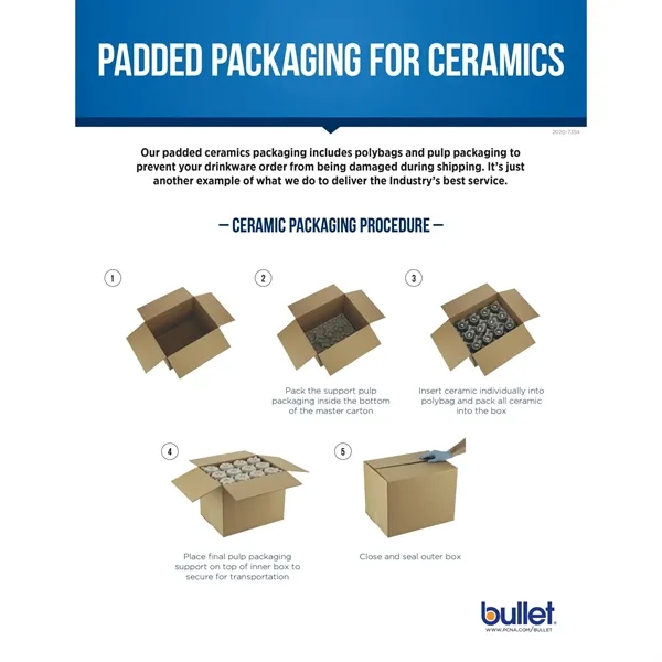 15 oz. ceramic mug with glossy finish and large handle.... from ASI 66887 PCNA / Bullet