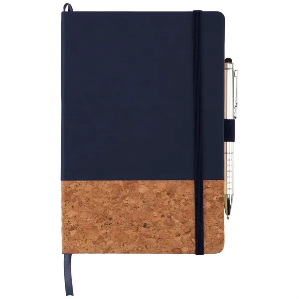 5.5" x 8.5" hard bound journal with cork-like bottom and 80... from ASI 66887 PCNA / Leeds