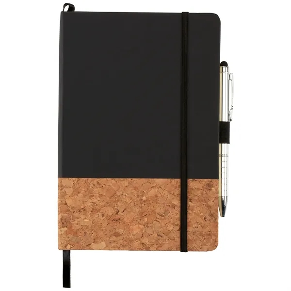 5.5" x 8.5" hard bound journal with cork-like bottom and 80... from ASI 66887 PCNA / Leeds