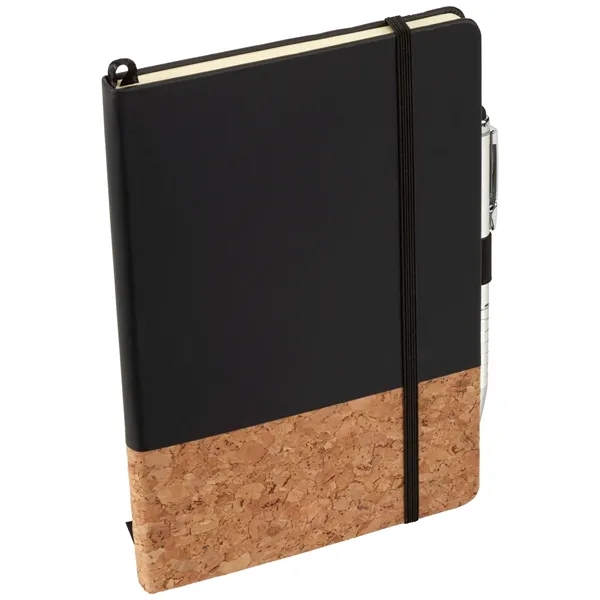 5.5" x 8.5" hard bound journal with cork-like bottom and 80... from ASI 66887 PCNA / Leeds