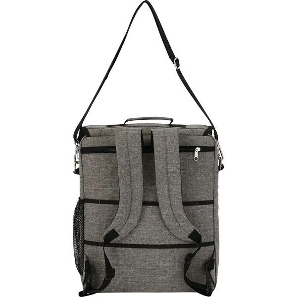 Vertical briefcase with large zippered compartment for a 15" laptop.... from ASI 66887 PCNA / Leeds