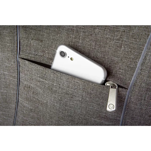 Vertical briefcase with large zippered compartment for a 15" laptop.... from ASI 66887 PCNA / Leeds