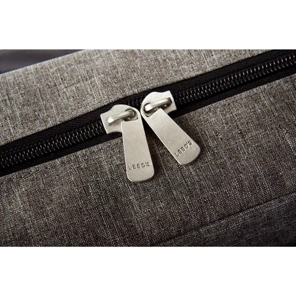 Vertical briefcase with large zippered compartment for a 15" laptop.... from ASI 66887 PCNA / Leeds