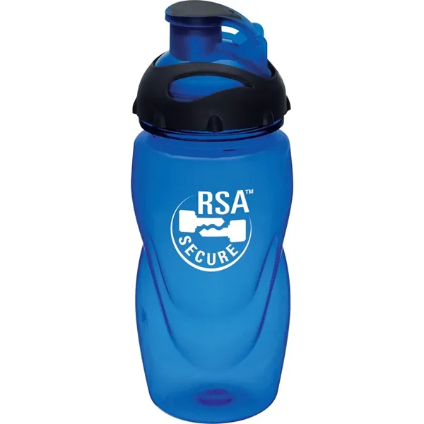 17 oz. single wall sports bottle with twist-on lid and flip-top... from ASI 66887 PCNA / Bullet