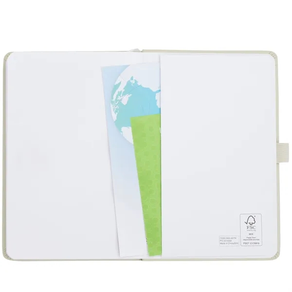 5.5" x 8.5" leather bound journal with elastic closure, pen loop,... from ASI 66887 PCNA / Leeds