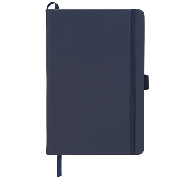 5.5" x 8.5" leather bound journal with elastic closure, pen loop,... from ASI 66887 PCNA / Leeds
