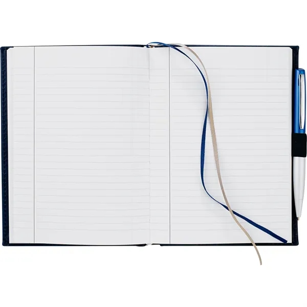 5" x 7" bound journal with hard cover, ribbon markers, elastic... from ASI 66887 PCNA / Leeds